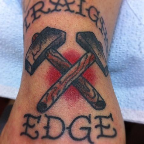 7 Iconic Straight Edge Tattoo Designs