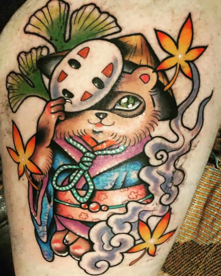 Tanuki Tattoos Explained History Meanings Symbolism Koi Fish Tattoo