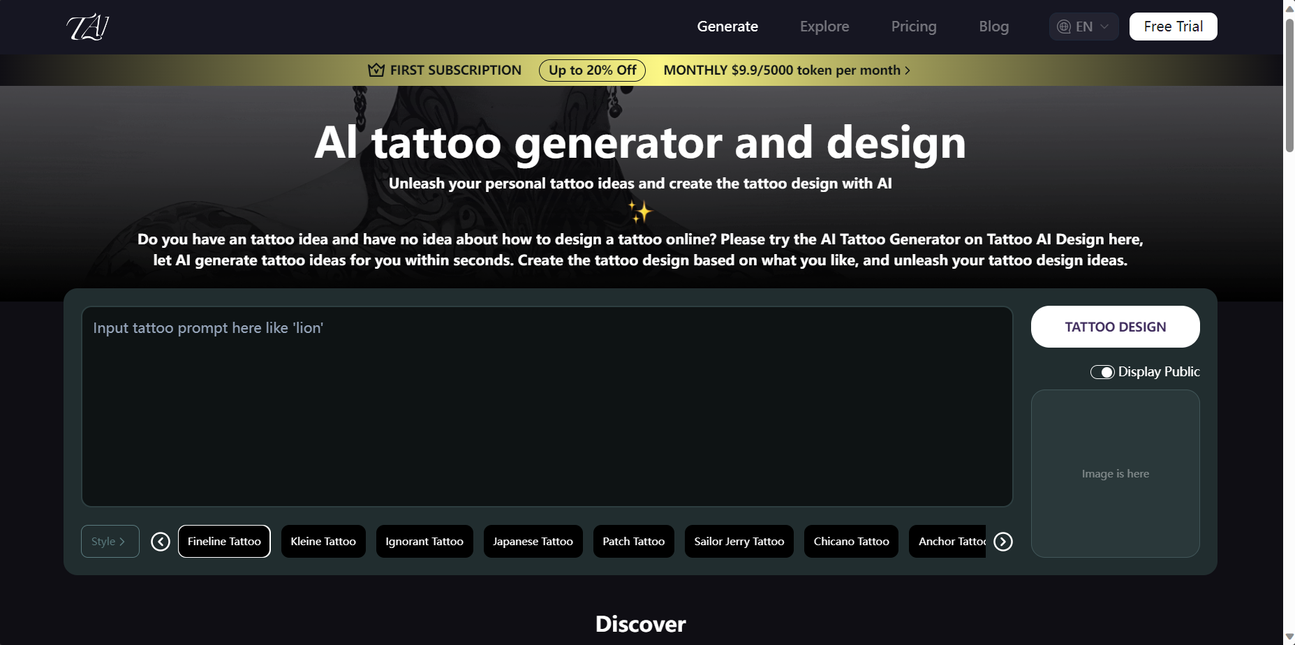 Get Inkspired: Custom Tattoo Designs with AI