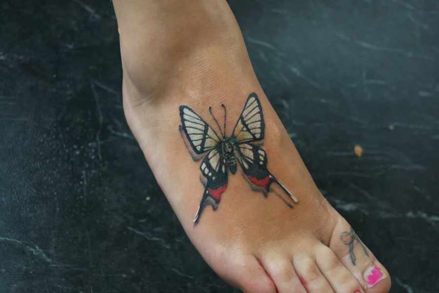 Tattoo Butterfly Foot Designs and Meanings Revealed