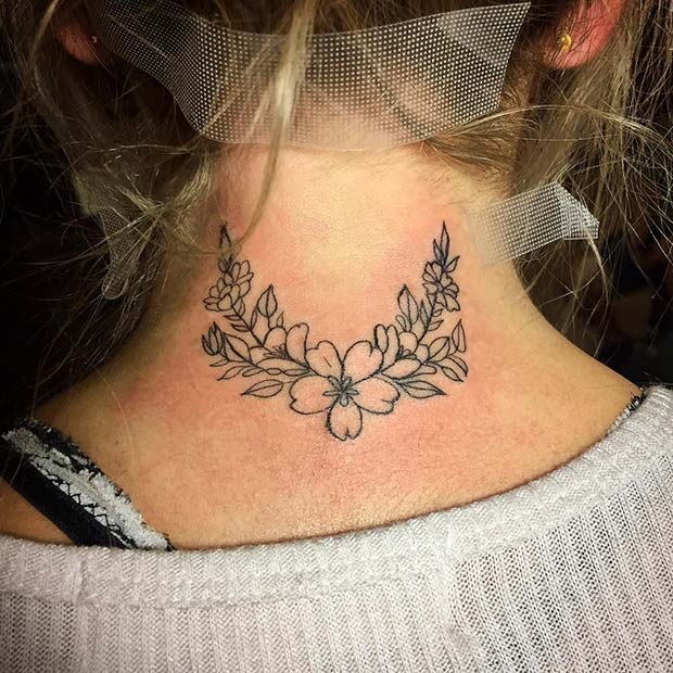 7 Unique Tattoo Designs for Back of Neck