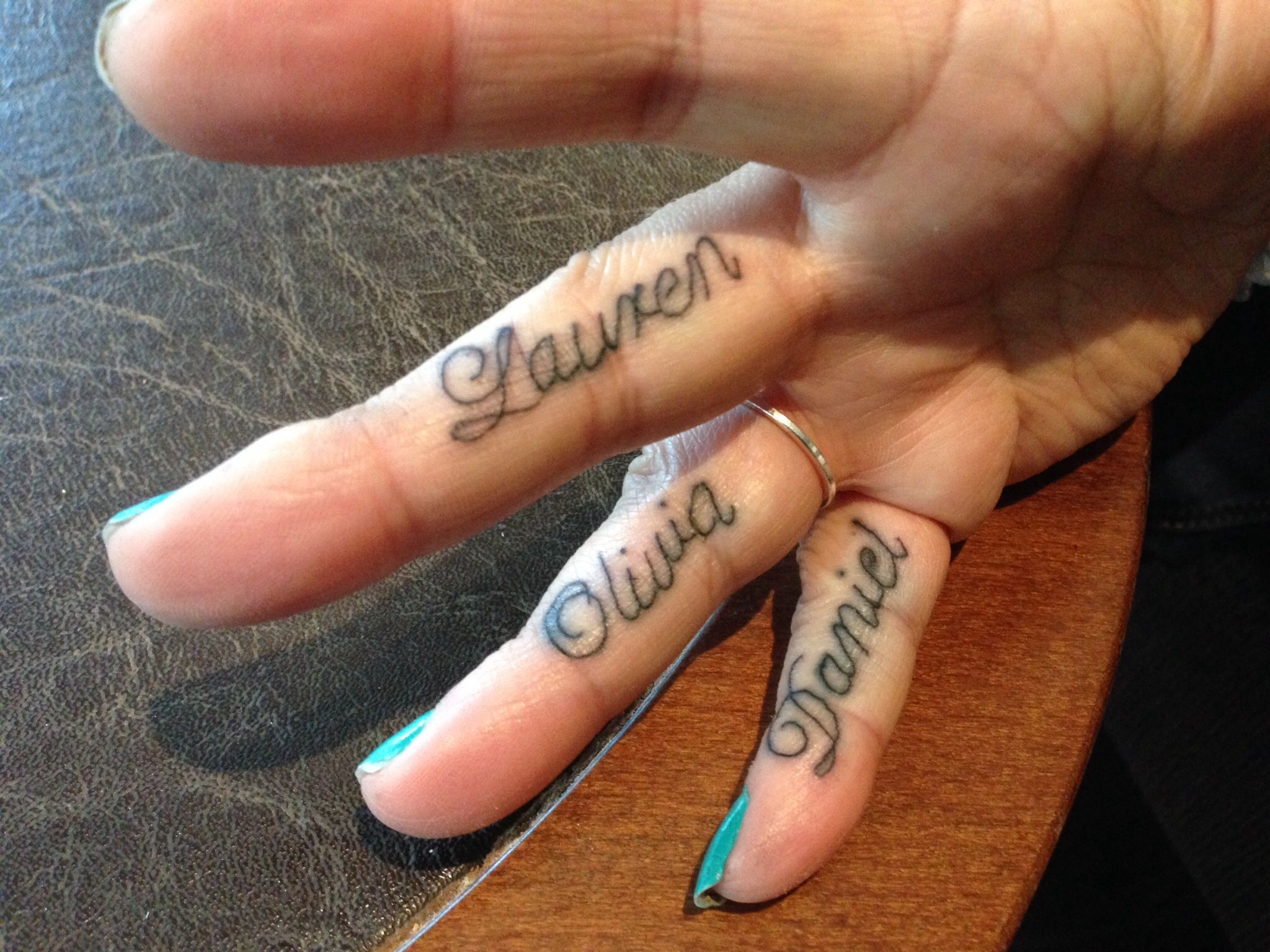 Tattoo Finger Name Ideas and Inspiration