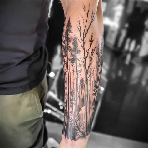 Tattoo Forest Sleeve Design Inspiration and Meaning