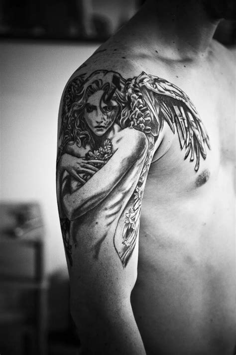 7 Heavenly Guardian Angel Tattoo Designs