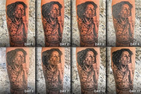 Tattoo Healing Stages: A Visual Guide