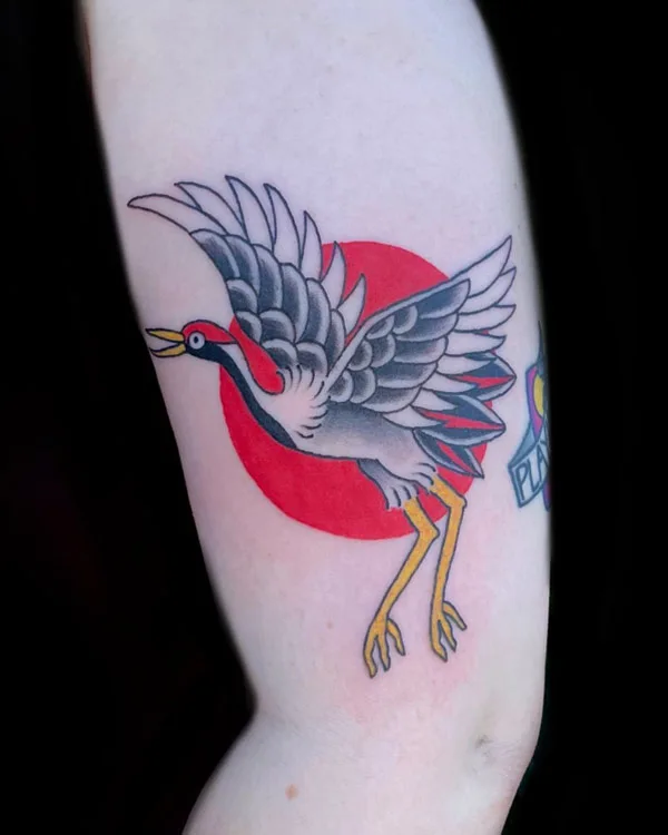 Tattooing the Sacred Japanese Crane Symbolism Explained