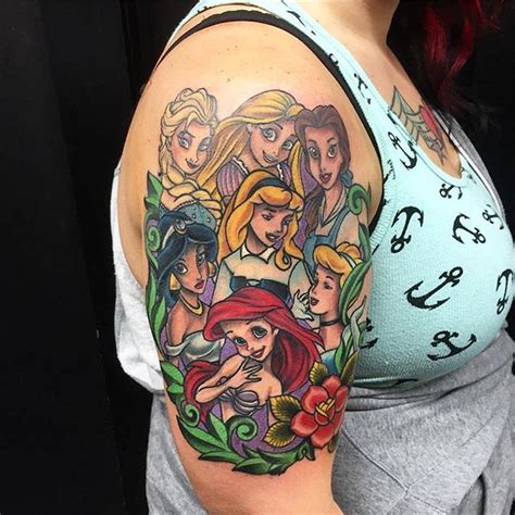 7 Magical Disney Princess Tattoo Ideas