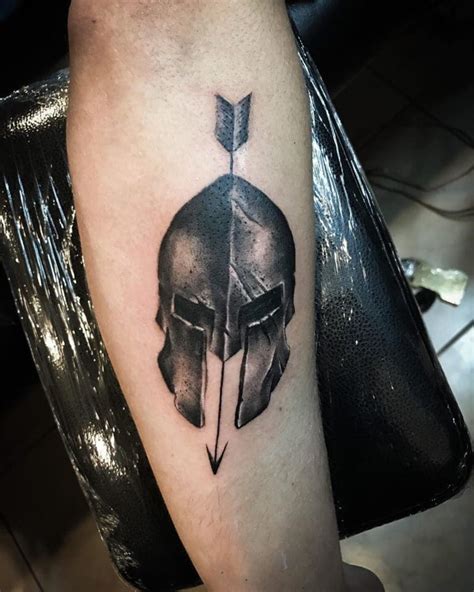 7 Ways to Ink a Spartan Helmet Tattoo