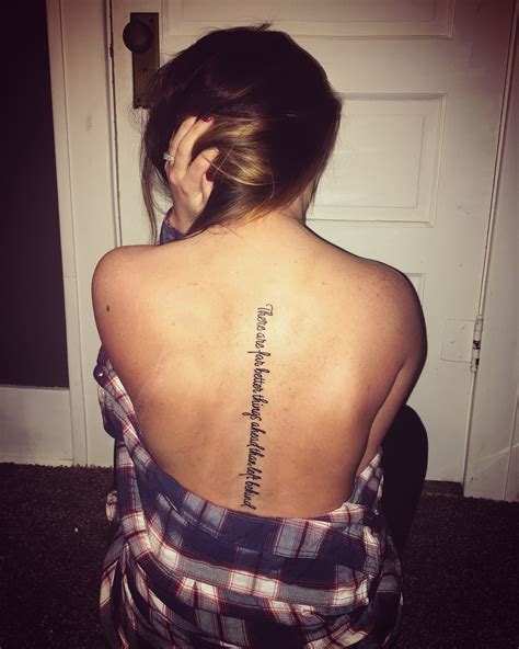 Inspirational Tattoo Quotes for Your Spine