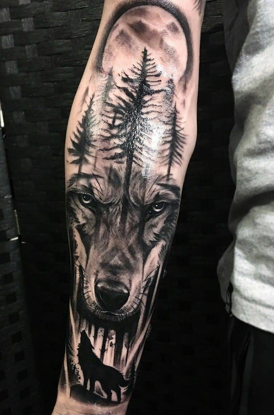 Tattoo Wolf Designs for Men and Women