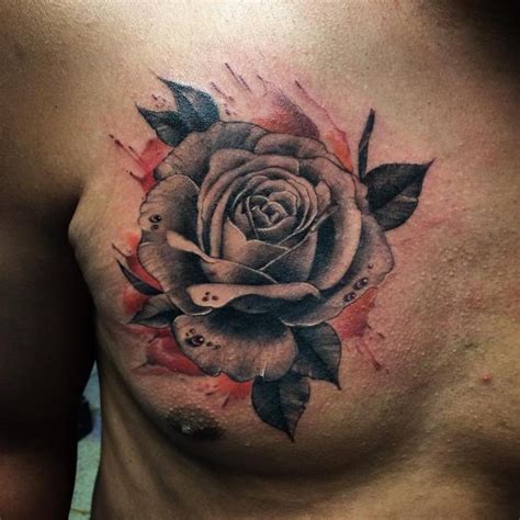 Chest Tattoos of Roses Designs and Meanings Explained