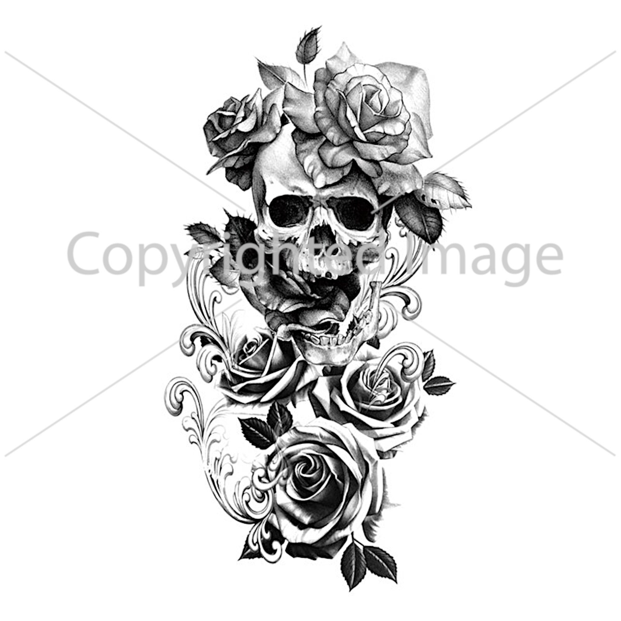 10 Unique Tattoo Designs Featuring Roses and Skulls