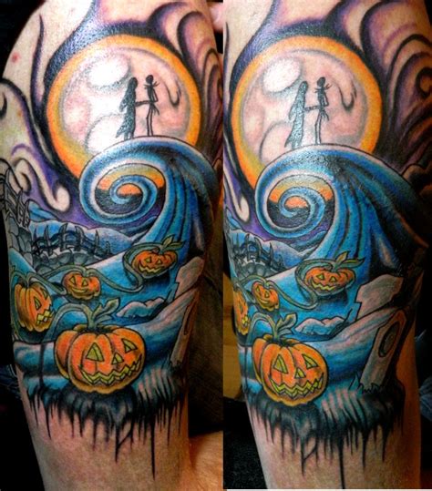 The Nightmare Before Christmas Halloween Tattoos Nightmare Before