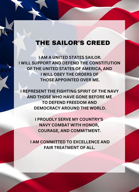 The Sailor S Creed