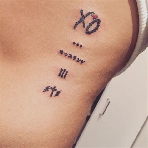 The Weeknd's Tattoo Collection Revealed