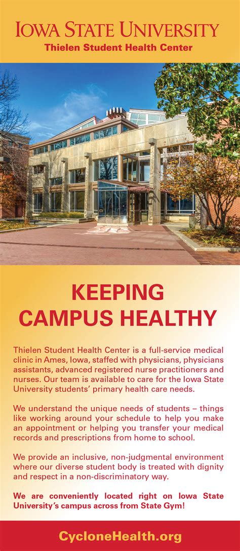 Thielen Student Health Center Services for Students