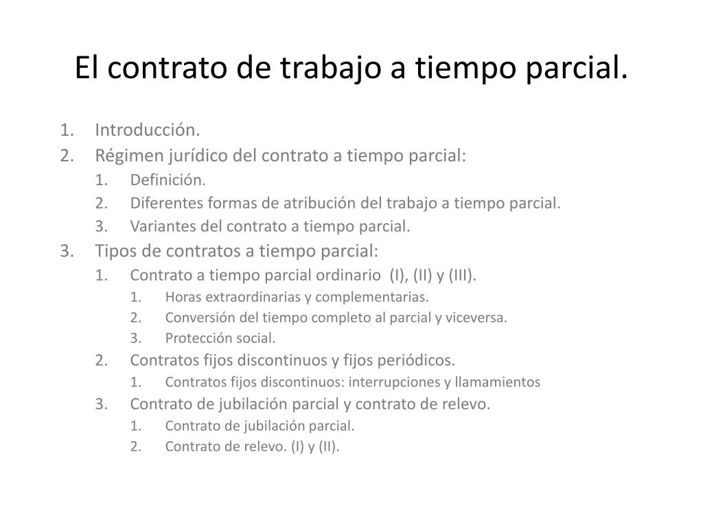 Trabajo a Tiempo Parcial: ¿Qué Significa y Cómo Funciona