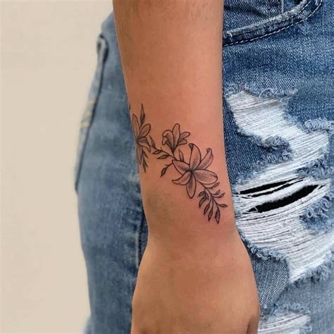 Top 37 Best Flower Wrist Tattoo Ideas 2021 Inspiration Guide