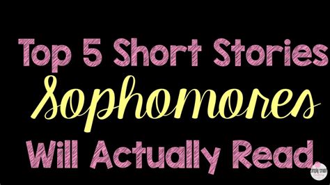 Top 5 Short Stories Sophomores Will Actually Read Simply Smart Teaching