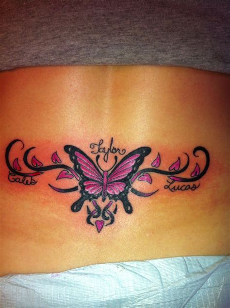 Tramp Stamp Tattoo Design Small Hand Tattoos Butterfly Tattoo