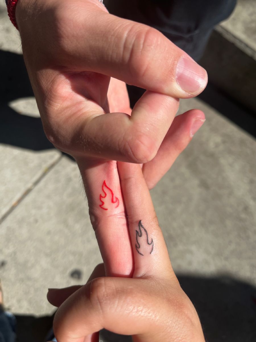 Twin Flame Symbol Tattoo