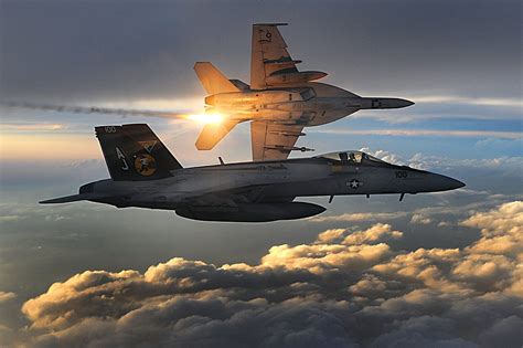 U S Navy S F A 18 Super Hornet Fighter Gets New Targeting Pod