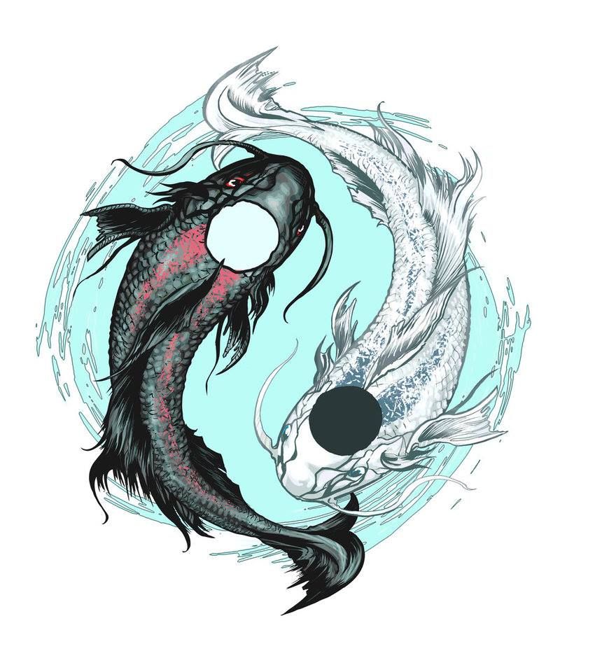 Unique Design Ideas For Yin Yang Koi Fish Tattoo Lovers And Enthusiasts