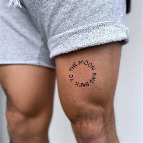 Upper Thigh Tattoos for Guys: Unique Design Ideas