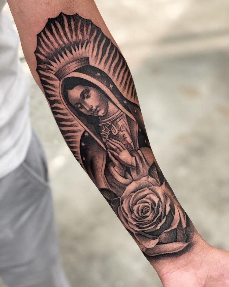 5 Meaningful Virgin de Guadalupe Tattoo Designs