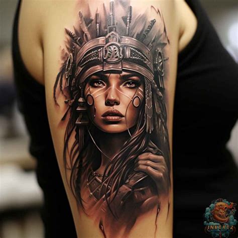 Warrior Tattoos for Women: Symbolism and Design Ideas