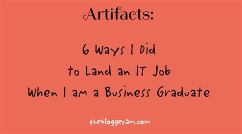 Ways To Land An It Job When You Amp 39 Re A Business Graduate The Bloggeram