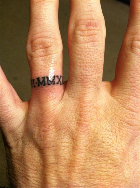 Men's Wedding Ring Tattoos: A Symbol of Eternal Love