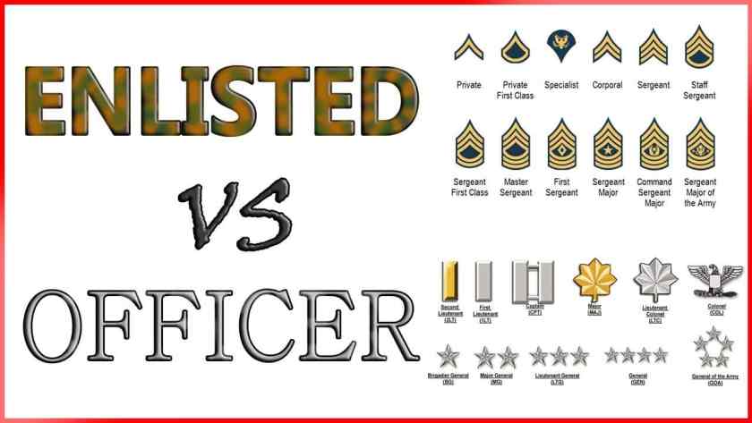 What S The Difference Enlisted Vs Officer Asvab Cep