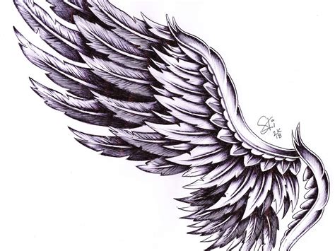 Wing Tattoo Patterns for Men and Women