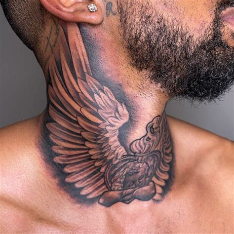 Wings Neck Tattoo: A Symbol of Freedom and Strength