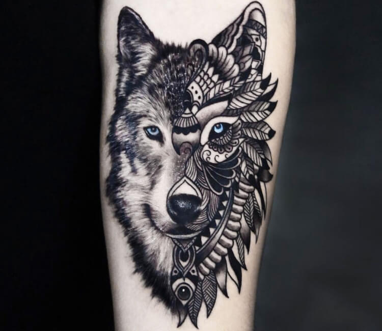 Wolf Head Tattoo Designs and Meaning Explained