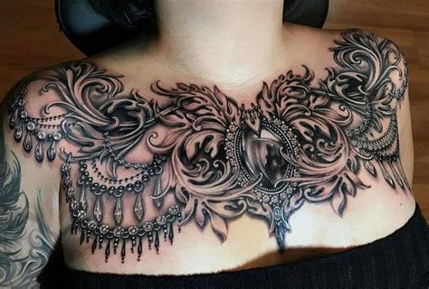 Stunning Chest Tattoos for Women: Design Ideas and Inspiration