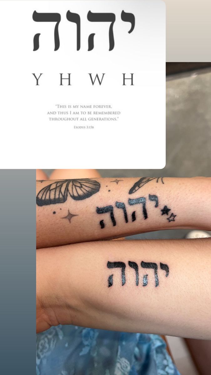 Yahweh Tattoo Meaning and Spiritual Significance Revealed