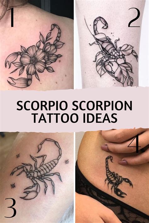 Scorpio Zodiac Symbol Tattoos: Meaning and Design Ideas